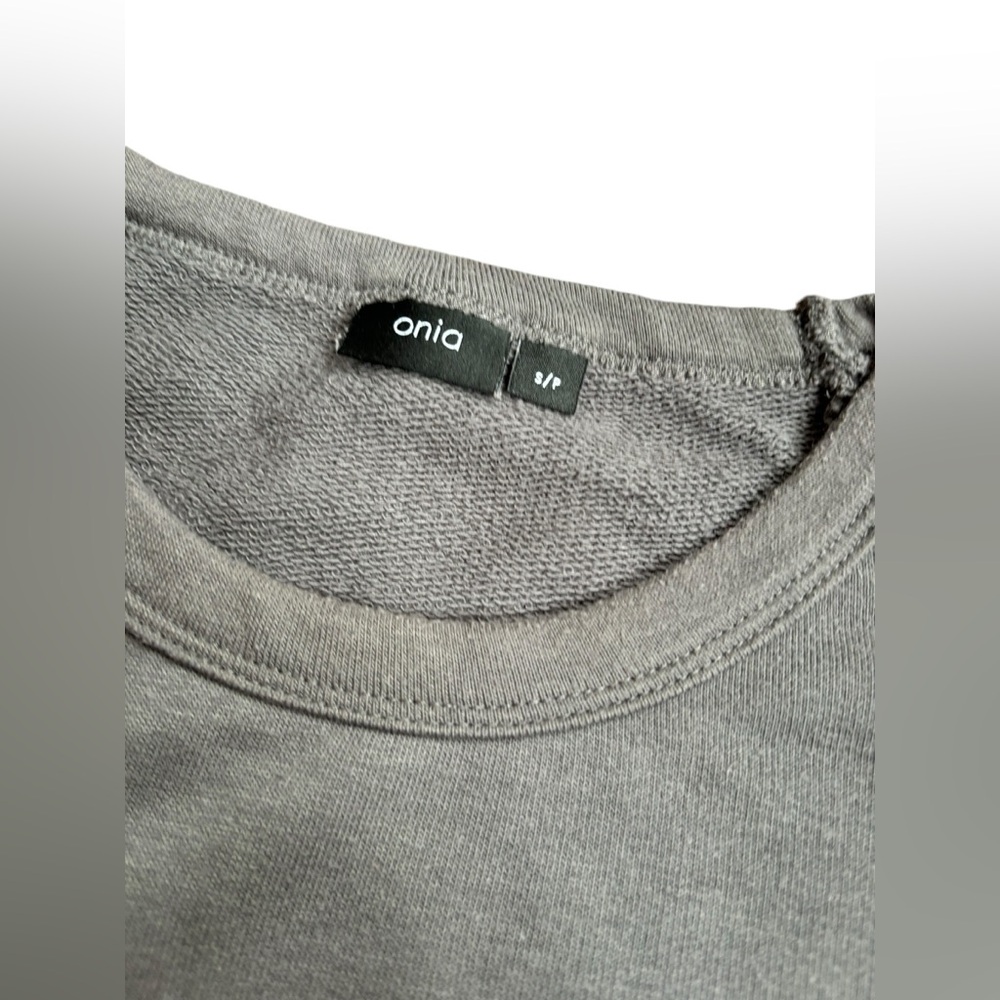 Onia Sailing Ship Pullover Sweatshirt Gray Men’s Size S - Picture 4 of 9